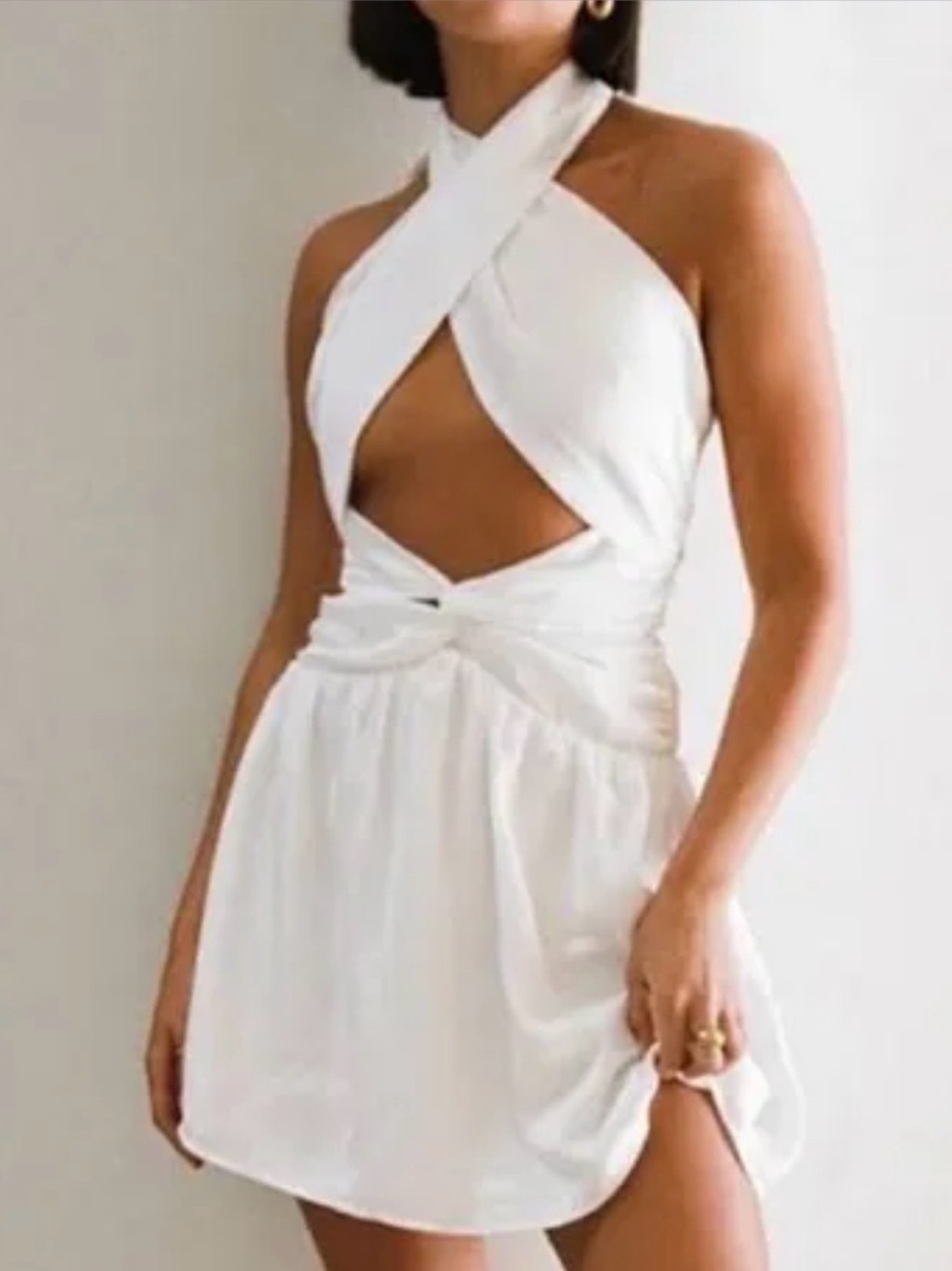 Sabo Skirt White Dress NWT